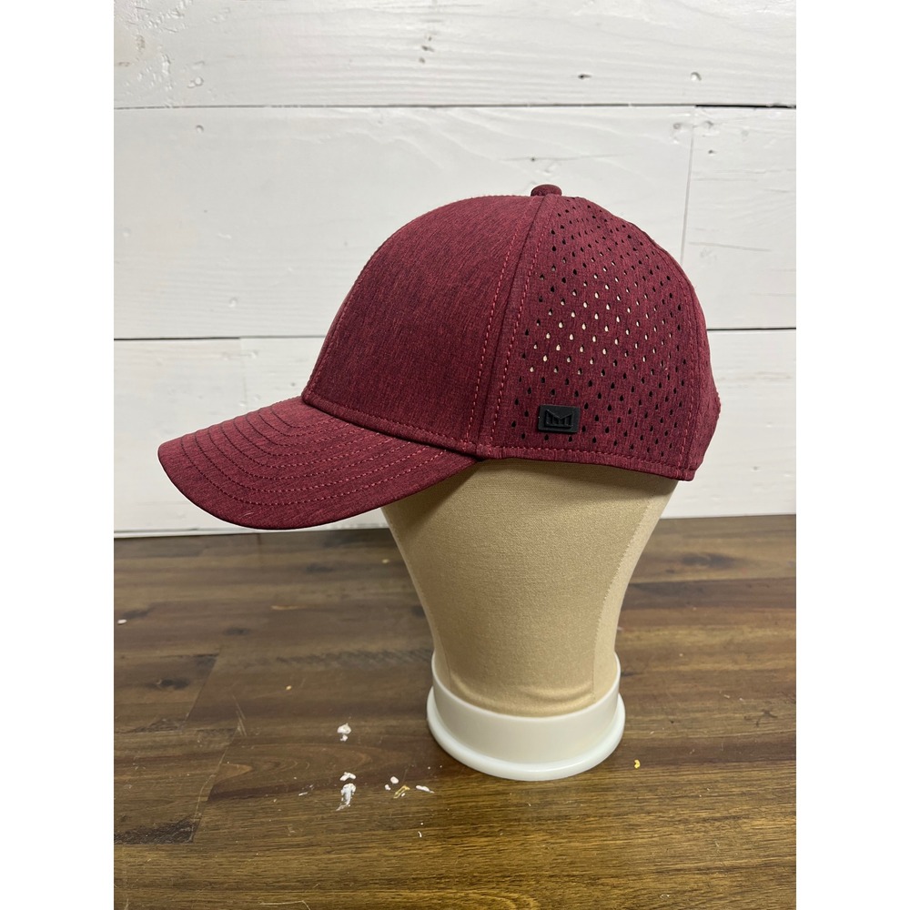 Melin A-Game Hydro Hat Maroon Burgundy Heathered Performance Snapback 58cm